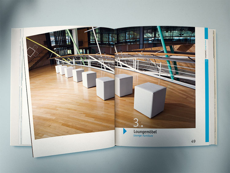 Innenseite Lounge-Möbel: Produkt-Katalog für EXPO Mietmöbel - Foto: Ake, Rawpixel