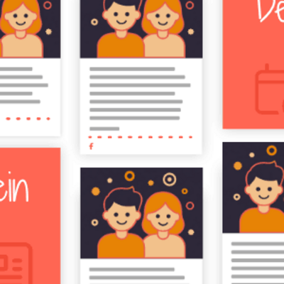 Illustration einer Social Wall