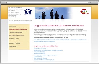 Screenshot TYPO3-Webseite, Link öffnet in neuem Fenster Screenshot TYPO3-Webseite, Link öffnet in neuem Fenster
