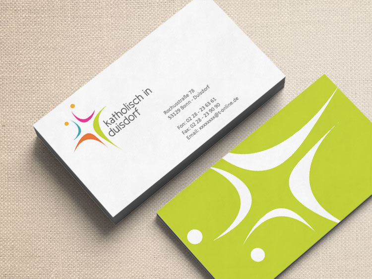 Logo und Corporate Design-Entwicklung für Katholisch in Duisdorf